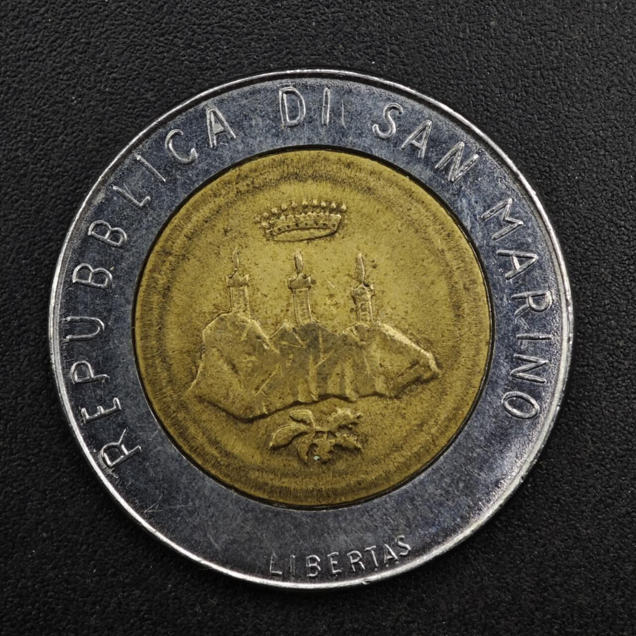 【淘币小摊】实时拍第八百二十七拍   散币场   满百包邮可预留二周 每周一统一发货   圣马力诺1986年500里拉