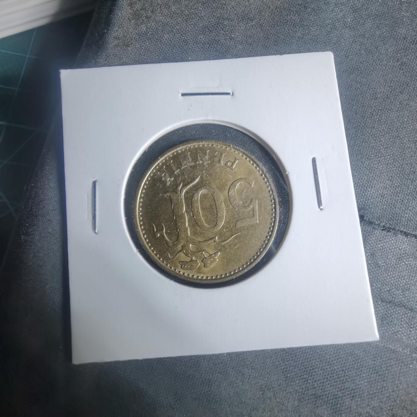 沼泽如烟--第931场 芬兰1986年50芬尼