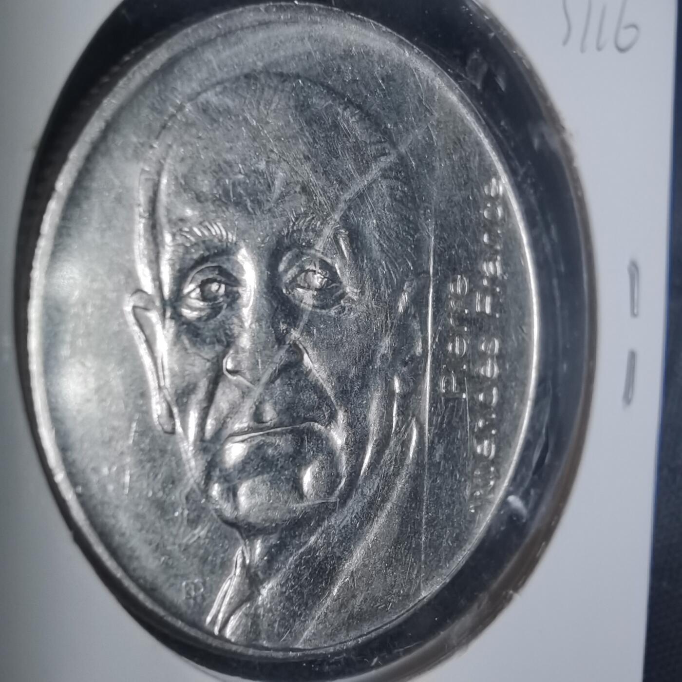 沼泽如烟--第931场 法国1992年5法郎纪念币