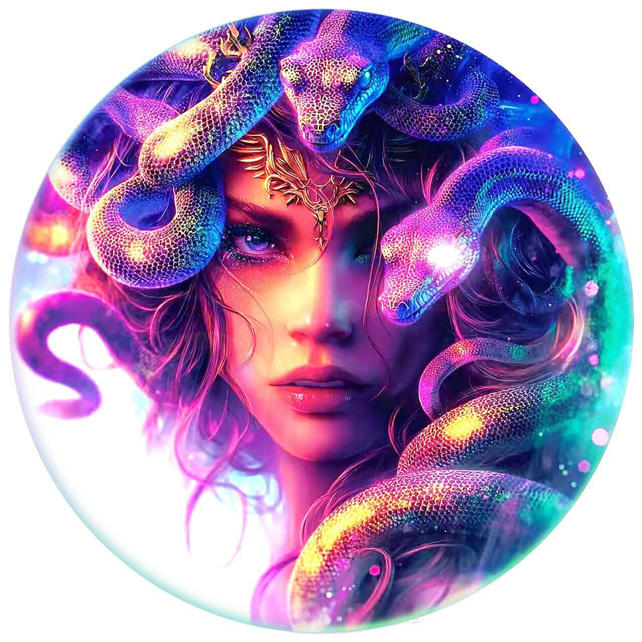 【期货】利比里亚2026年梦幻世界3美杜莎1盎司大尺寸双面彩银币