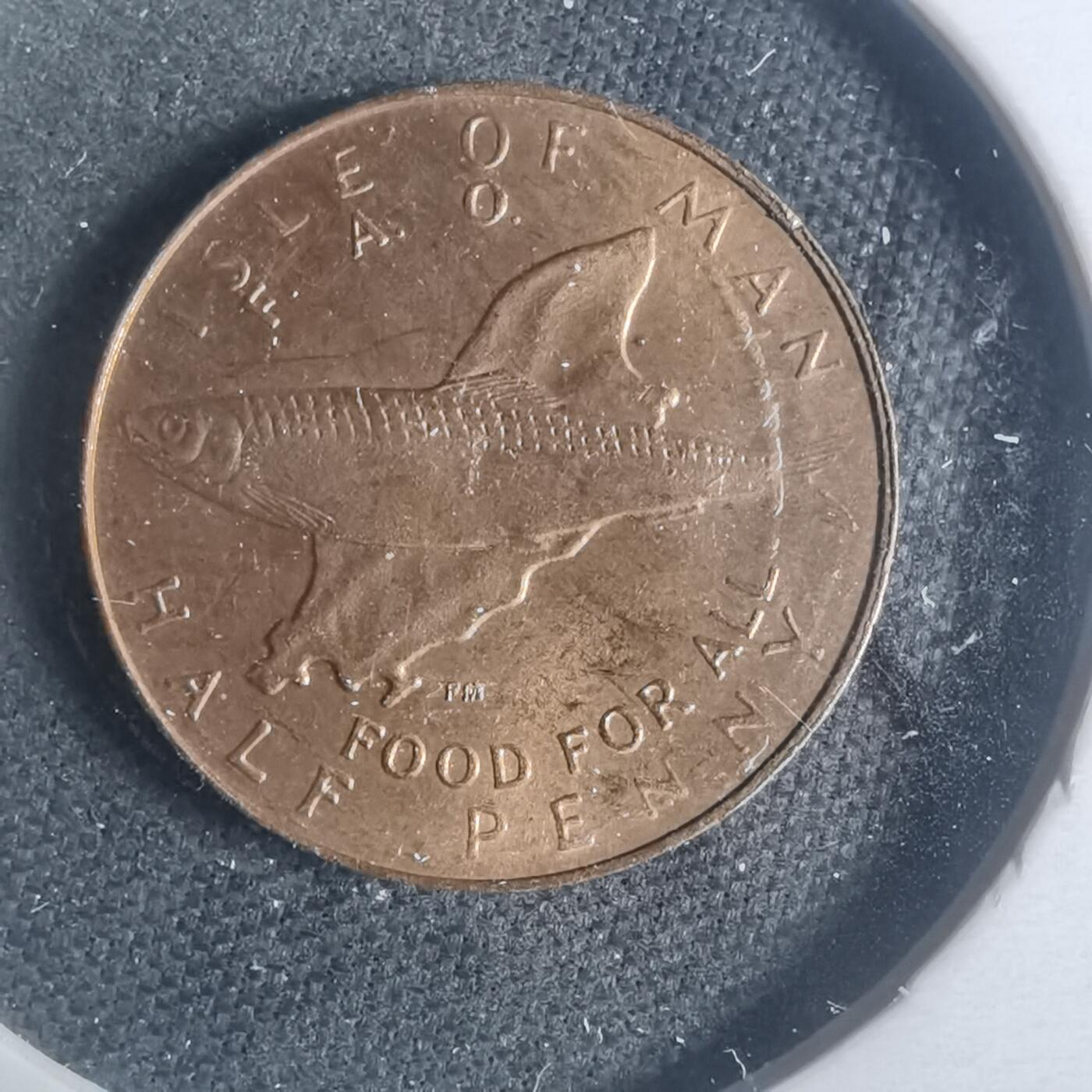 沼泽如烟--第931场 马恩1981年半便士FAO纪念币