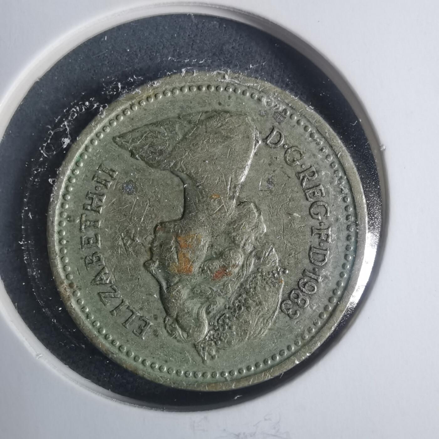 沼泽如烟--第931场 英国1983年一磅