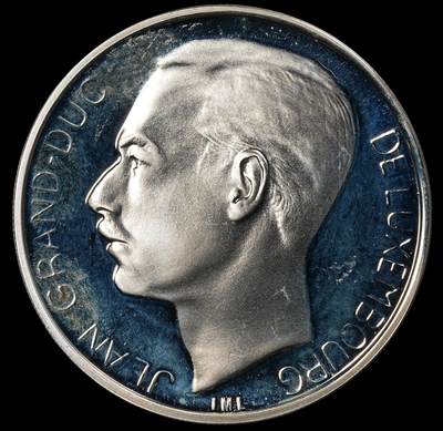 修遠堂世界钱币第九十七期 -  1994 年卢森堡“比荷卢经济联盟成立 50 周年” 250 法郎纪念精制银币 18.75g，925银