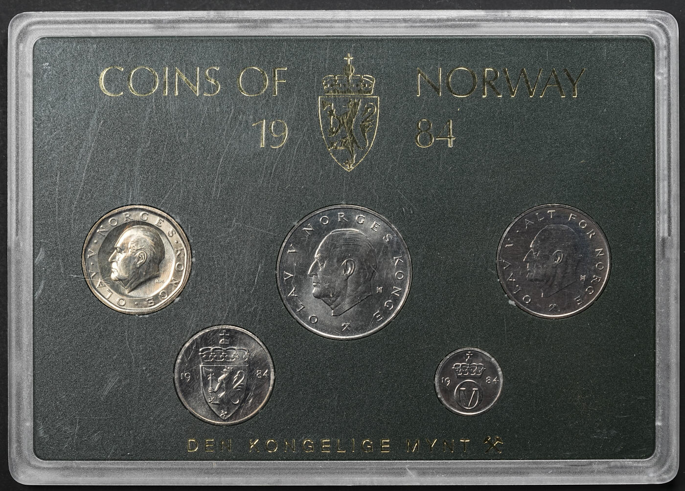 修遠堂世界钱币第九十七期 1984年挪威套币 BU品