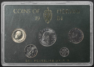 修遠堂世界钱币第九十七期 - 1984年挪威套币 BU品