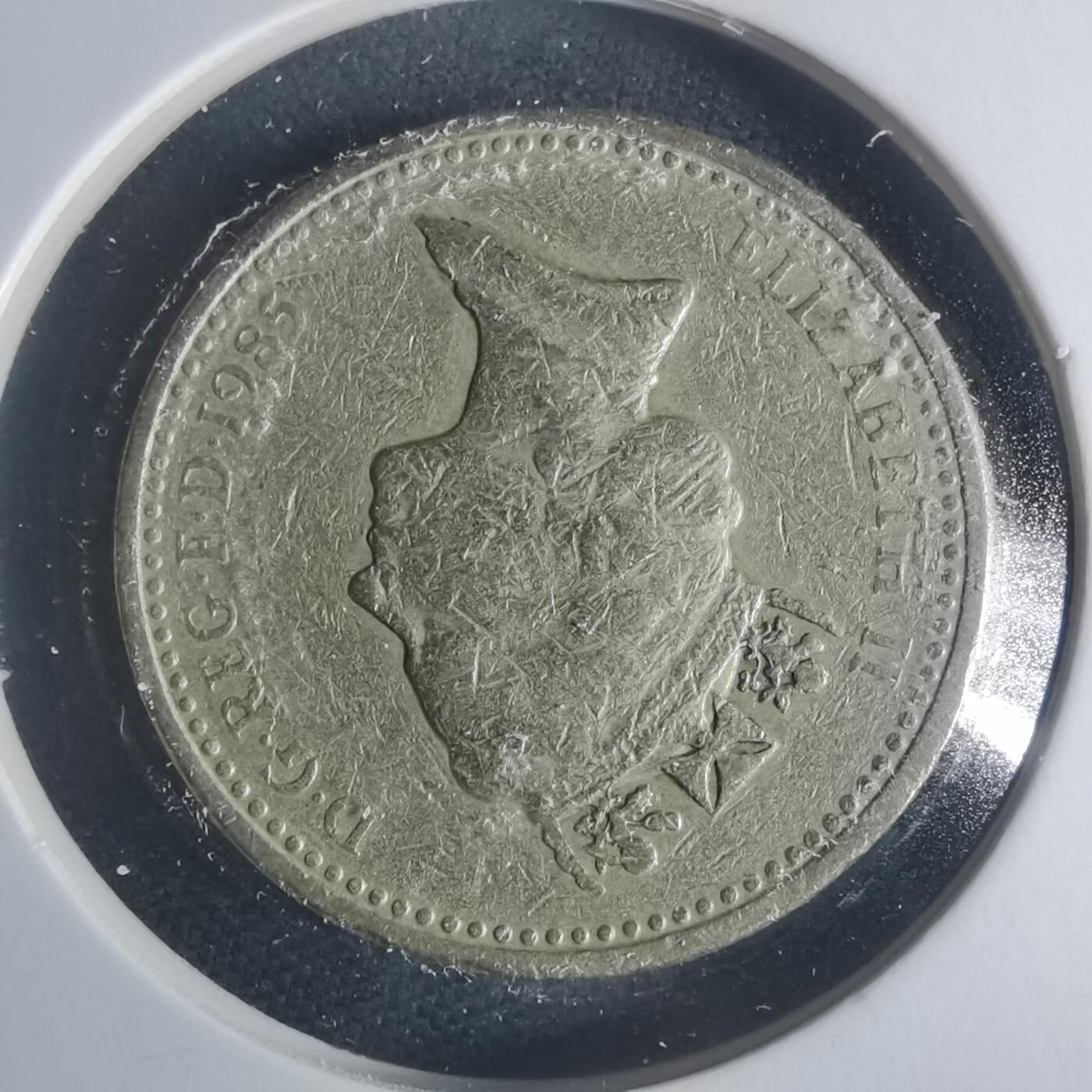 沼泽如烟--第931场 英国1985年一磅