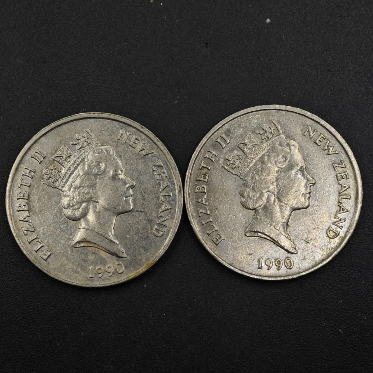 【淘币小摊】实时拍第八百二十七拍   散币场   满百包邮可预留二周 每周一统一发货   新西兰20分2枚