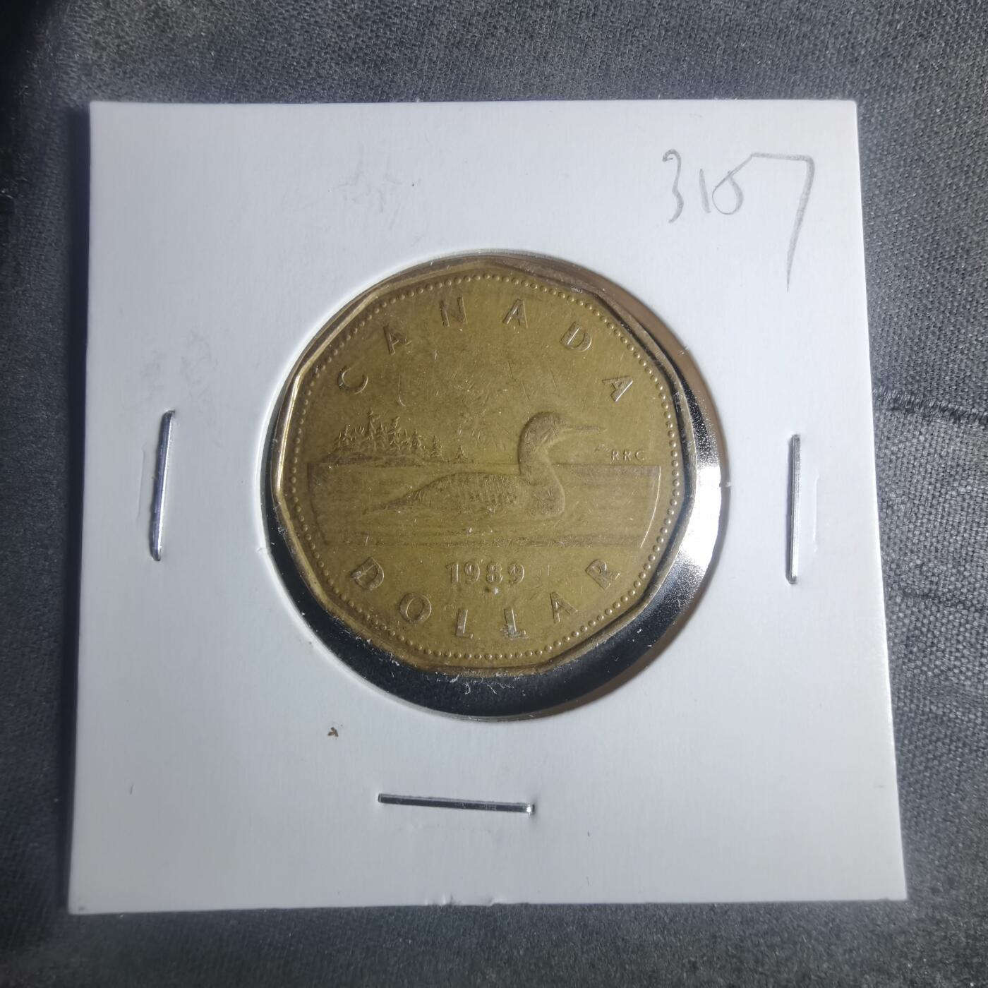 沼泽如烟--第931场 加拿大1989年一元