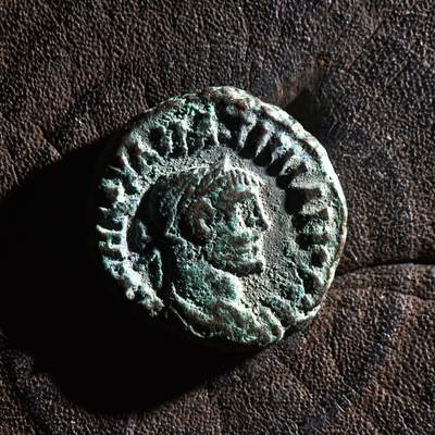 【良泉】【元旦直播场】1月1日晚19.30点开拍！208组西方古代钱币、日本朝鲜花钱 - 【藏家出品B】古罗马埃及行省，马克西米安，公元 287-288年，亚历山大港造币厂打制，希望女神，银铜合金四德拉克马，7.44克