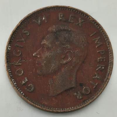 Krab外币市集Vol.26 - 南非1944年1/4便士