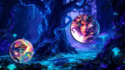 【期货】利比里亚2026年梦幻世界3美杜莎1盎司大尺寸双面彩银币