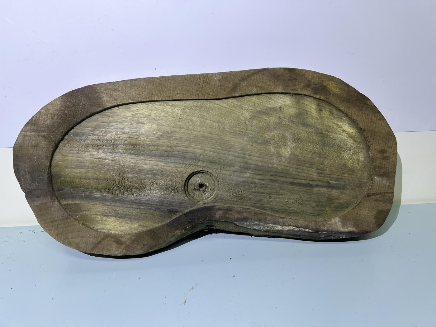 零元拍：C1-1 金丝楠 茶盘，尺寸约：465/210/390/220MM，满果香，满金丝满水波，未上漆上蜡