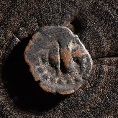 【良泉】【元旦直播场】1月1日晚19.30点开拍！208组西方古代钱币、日本朝鲜花钱 - 【美品】公元247-267年【古印度】贵霜，婆湿色伽“湿婆瘤牛”铜币，7.77克