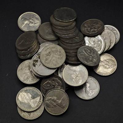 【淘币小摊】实时拍第八百二十七拍   散币场   满百包邮可预留二周 每周一统一发货   - 新西兰10分50枚