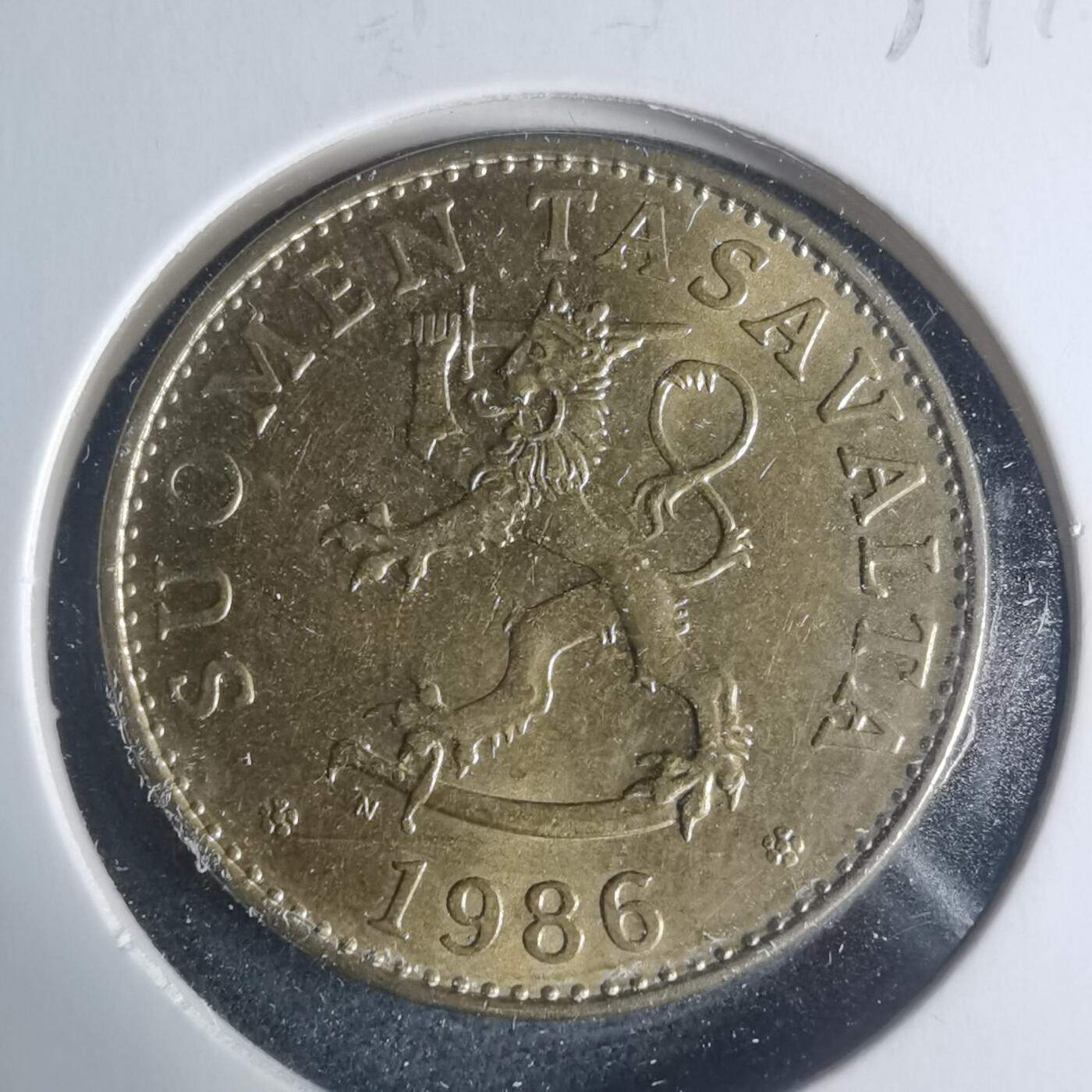 沼泽如烟--第931场 芬兰1986年50芬尼