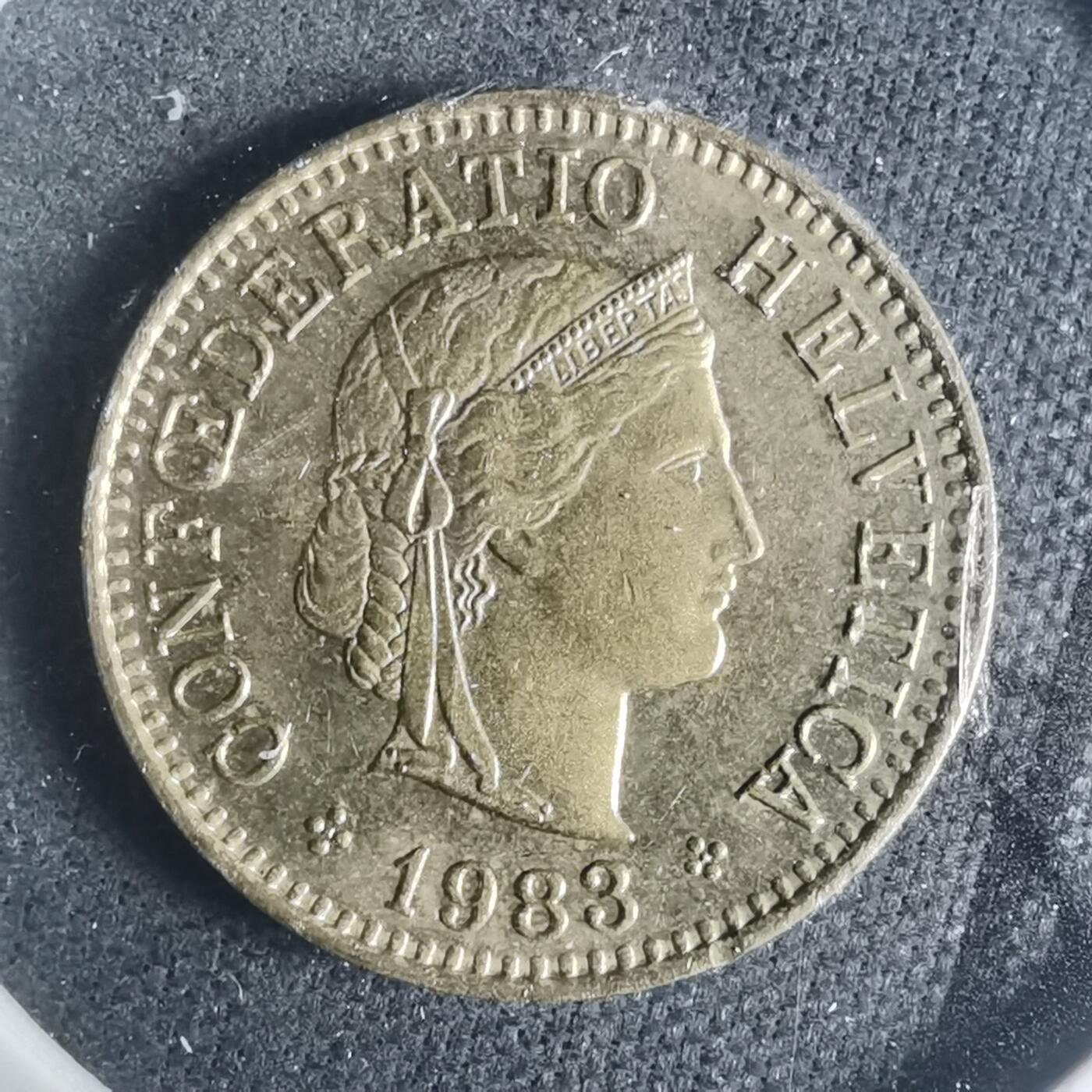 沼泽如烟--第931场 瑞士1983年五分