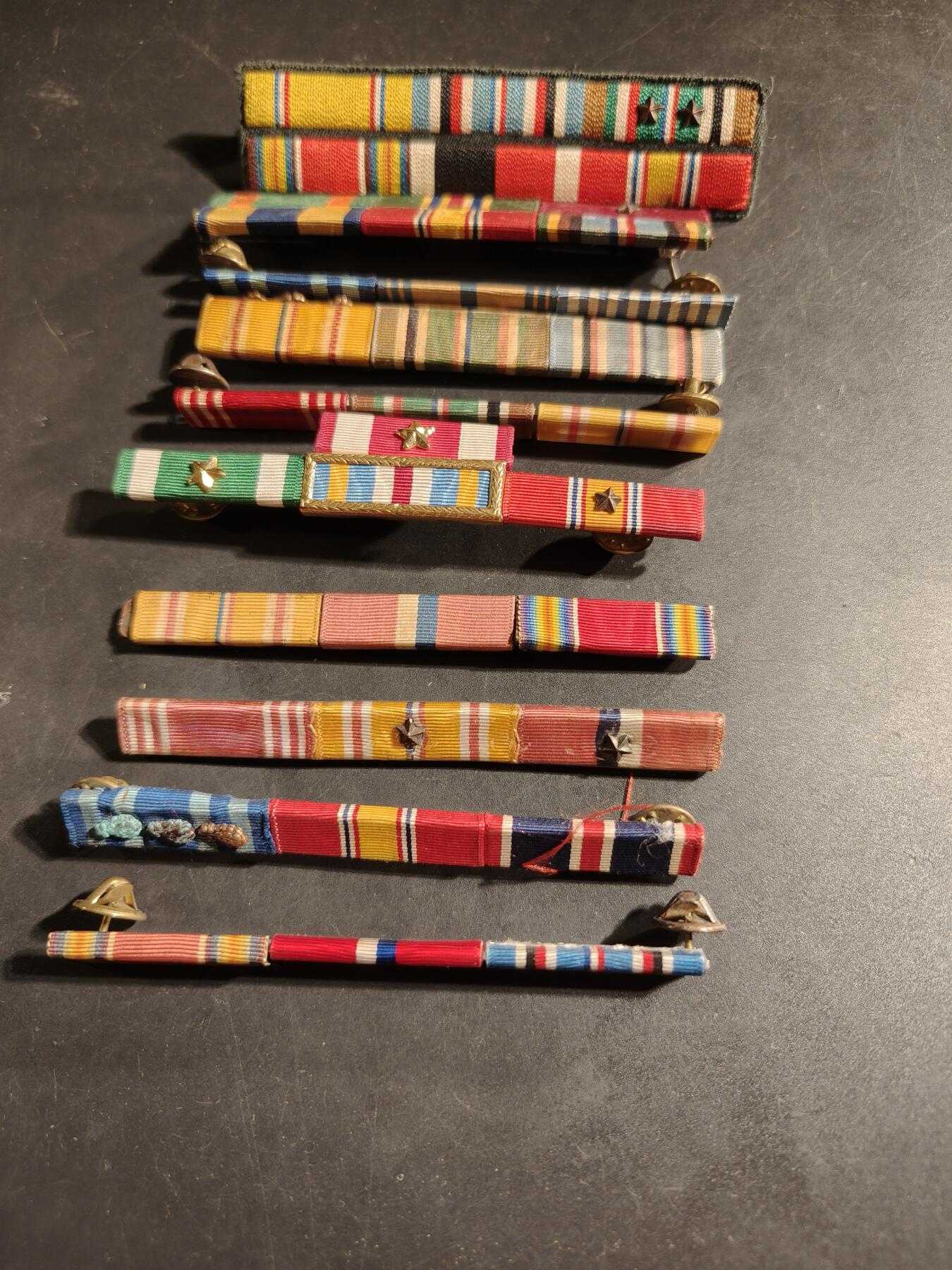 老王徽章第169期 美国二战韩战越战勋略一组    37格