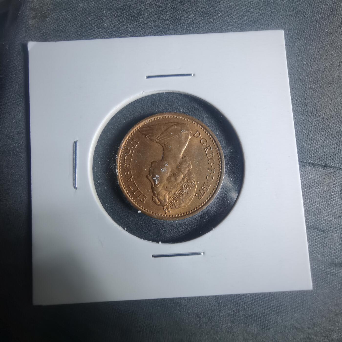 沼泽如烟--第931场 英国1978年1便士