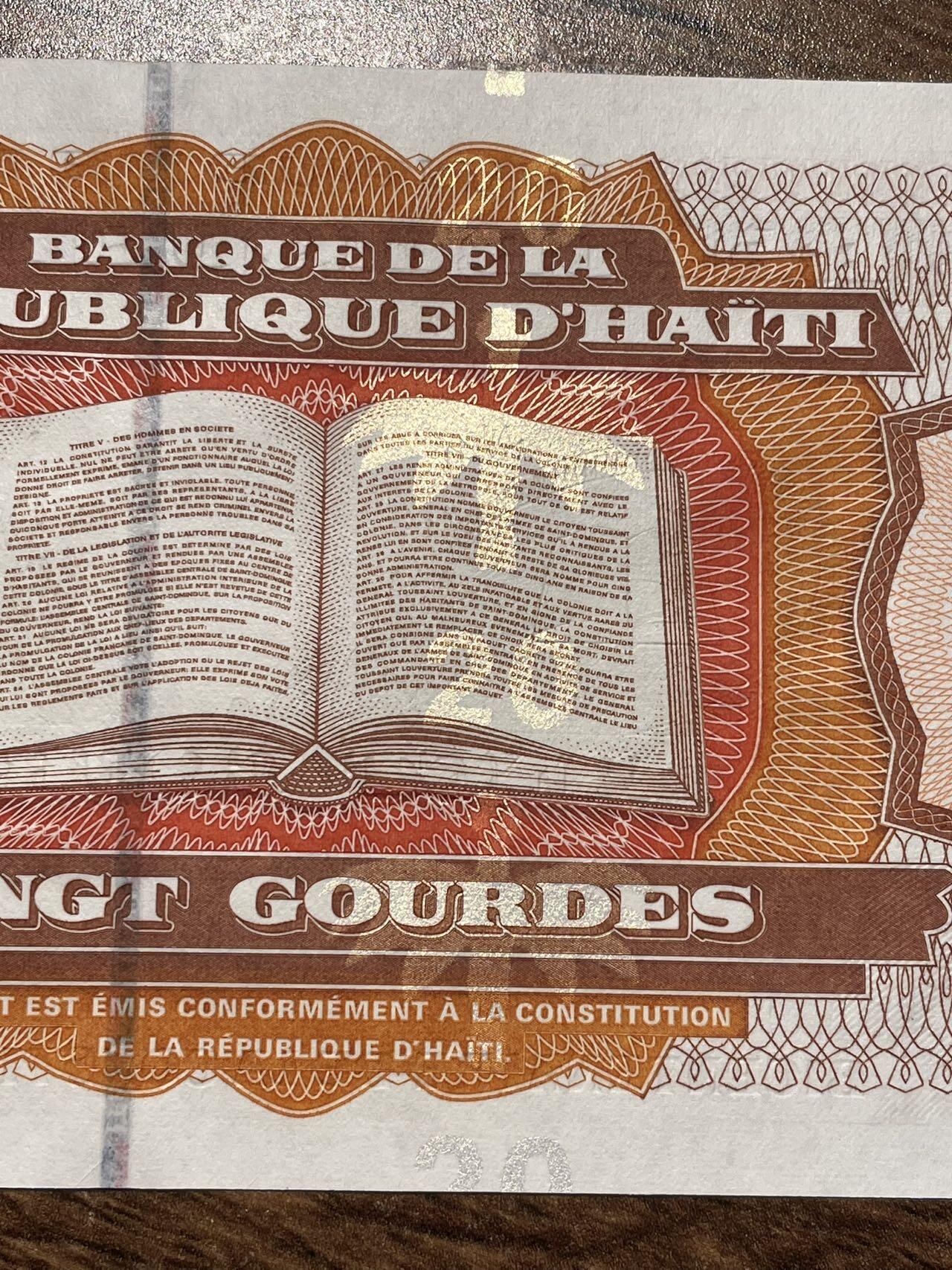 海地+冈比亚 纪念钞 UNC