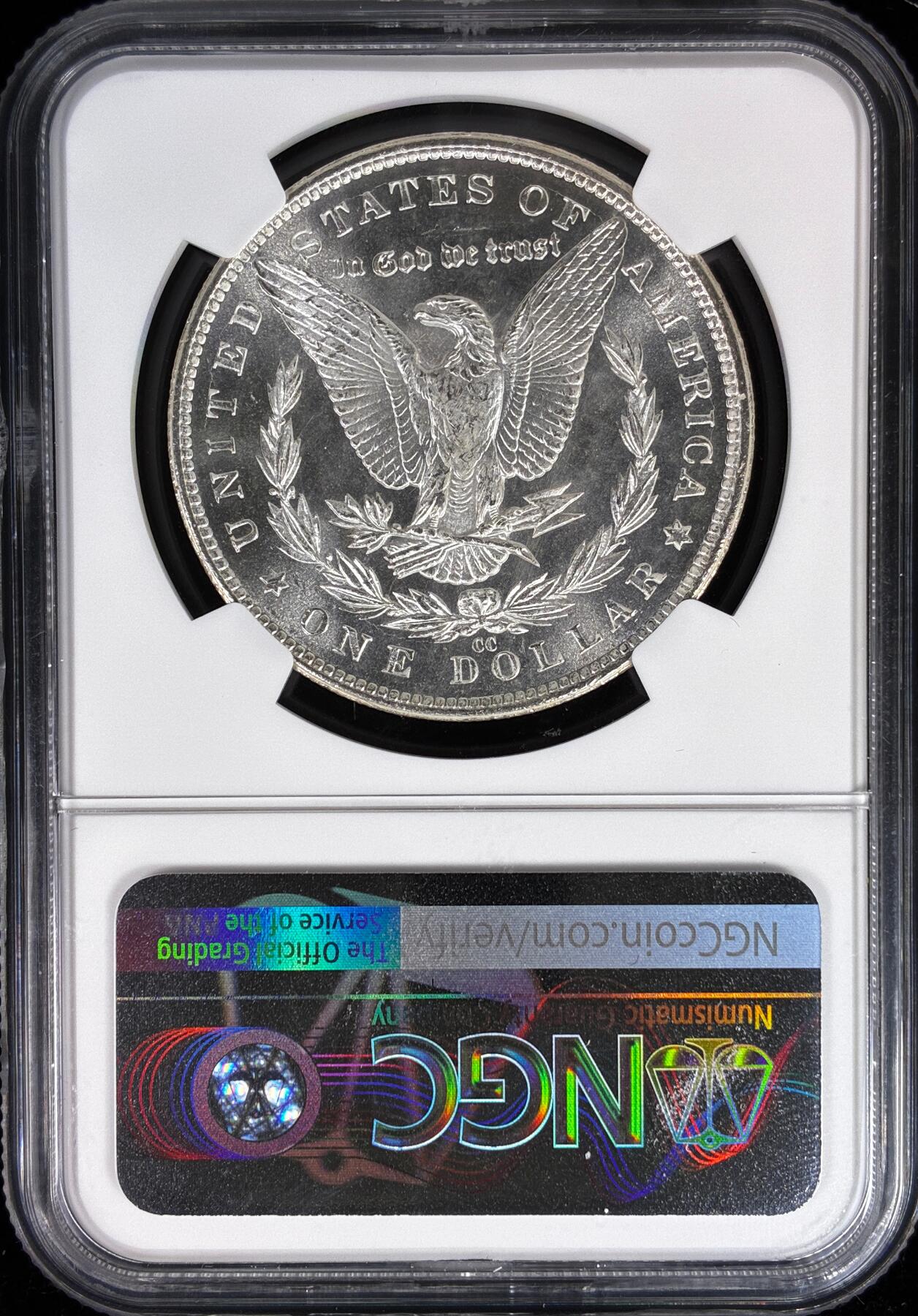 【雨安】【直播拍卖】【世界币章121期-评级币】2025-12-20 周六 19:30 保真 [评级美洲] USA 美国 1美元 摩根 1883年CC  NGC-MS64 车轮光