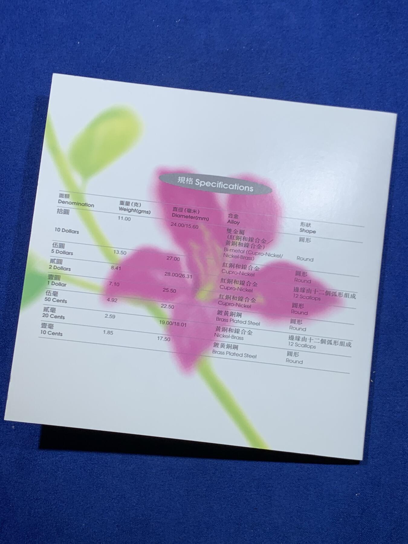 《竞宝斋》第447场 周日，周一，2场连拍 （全场包邮） 香港 1997年 套币 纪念新铸钱币套装