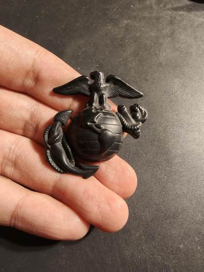 老王徽章第169期 - 美国海军大檐帽帽徽    低可视度