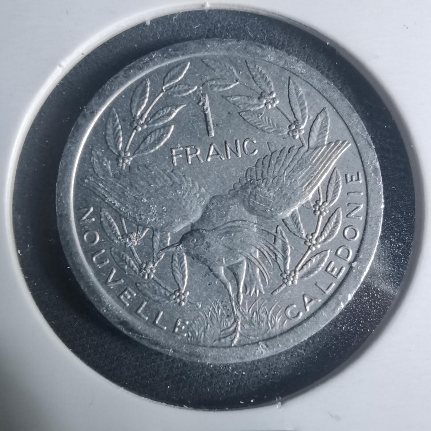 沼泽如烟--第931场 法属新喀里多尼亚1998年1法郎