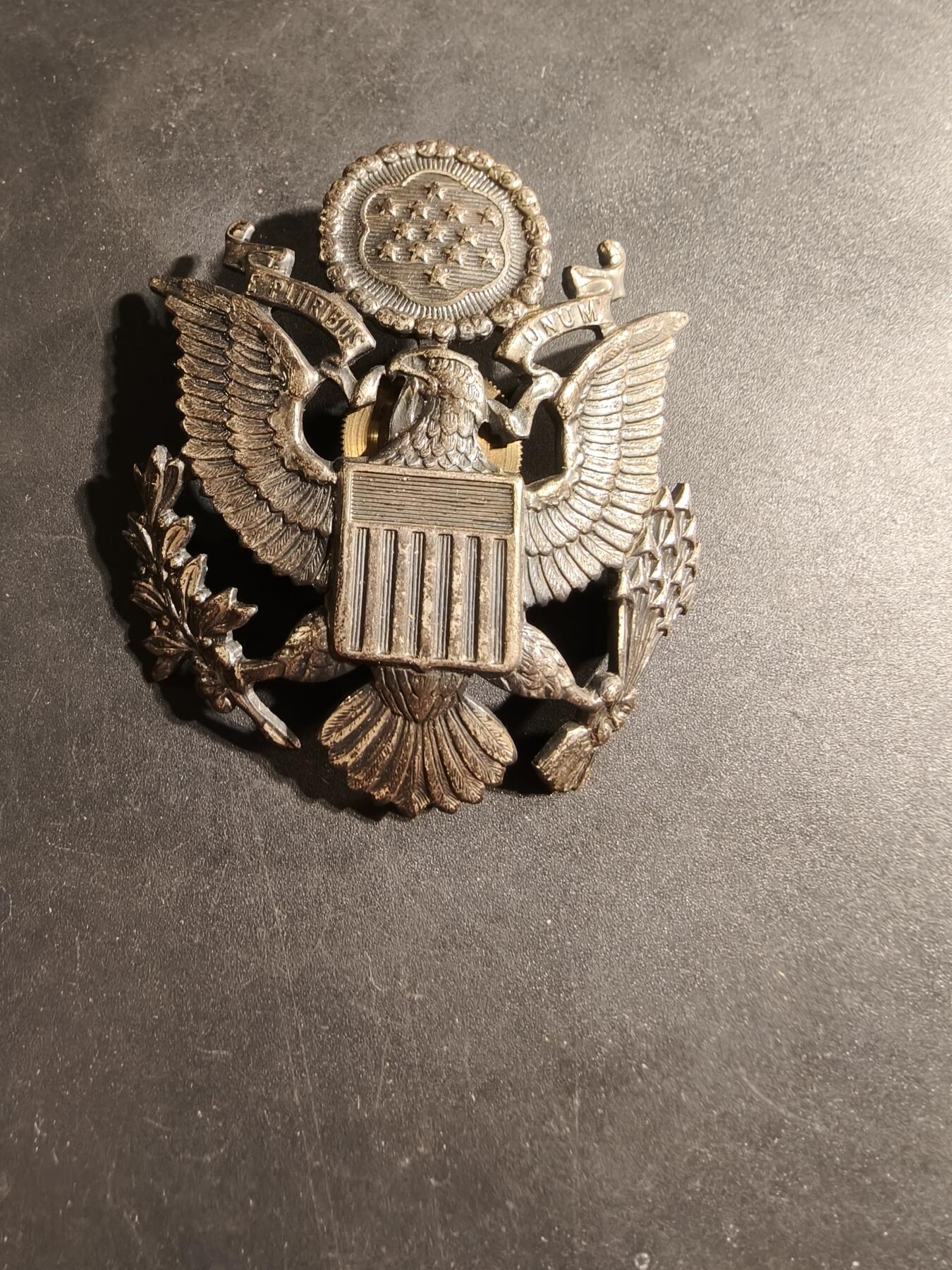 老王徽章第169期 美国空军军官大檐帽帽徽