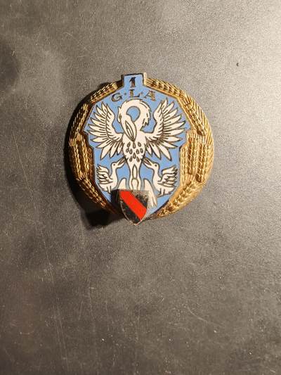 老王徽章第169期 - 法国陆军第一空中投送大队证章