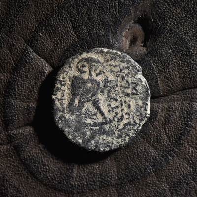 【良泉】【元旦直播场】1月1日晚19.30点开拍！208组西方古代钱币、日本朝鲜花钱 - 公元前125-121年【古希腊】安条克八世【猫头鹰】铜币，2.36克