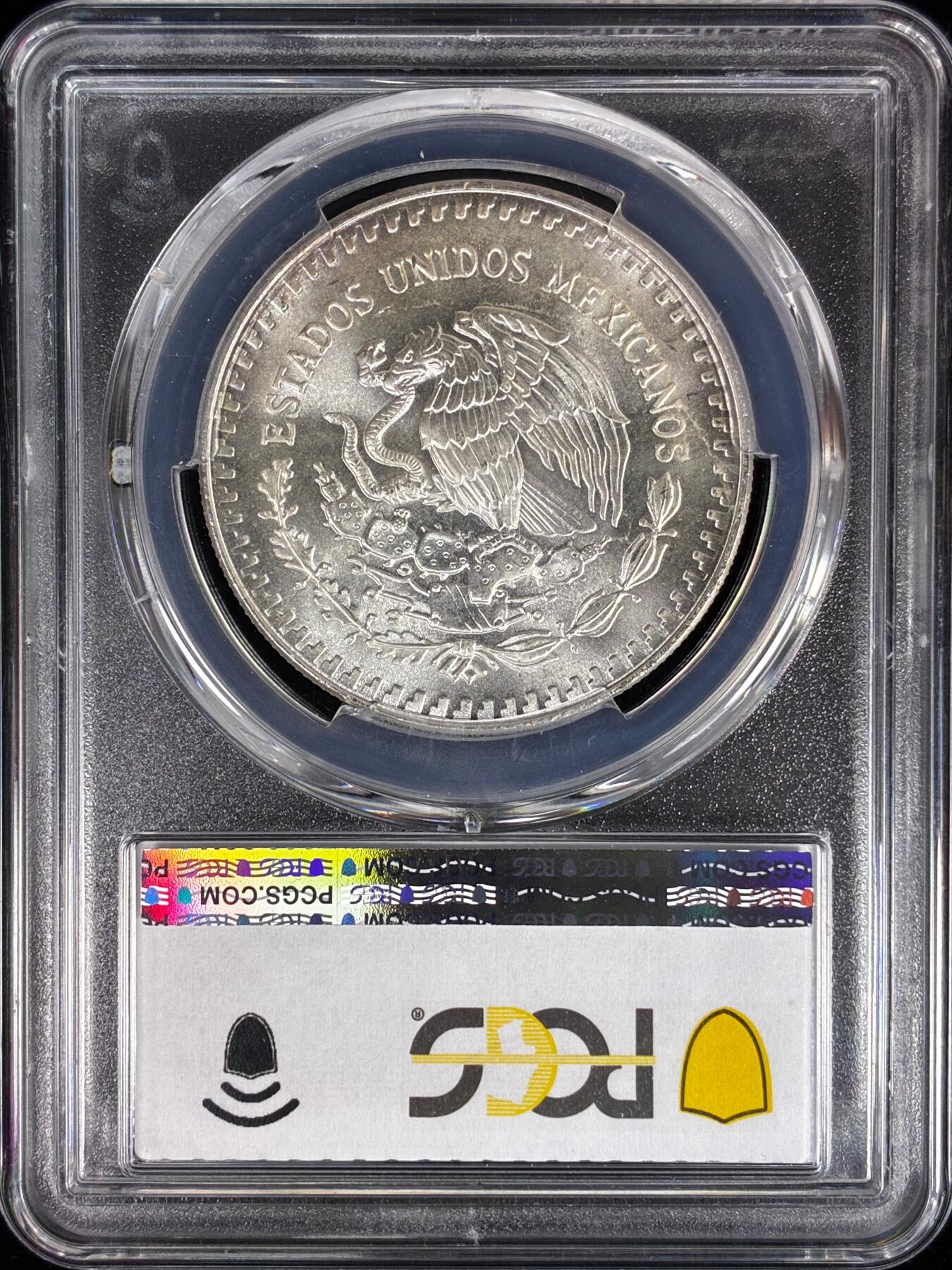 【雨安】【直播拍卖】【世界币章121期-评级币】2025-12-20 周六 19:30 保真 [评级现代] Mexico 墨西哥 投资银 自由女神 1盎司 1990年  PCGS-MS65