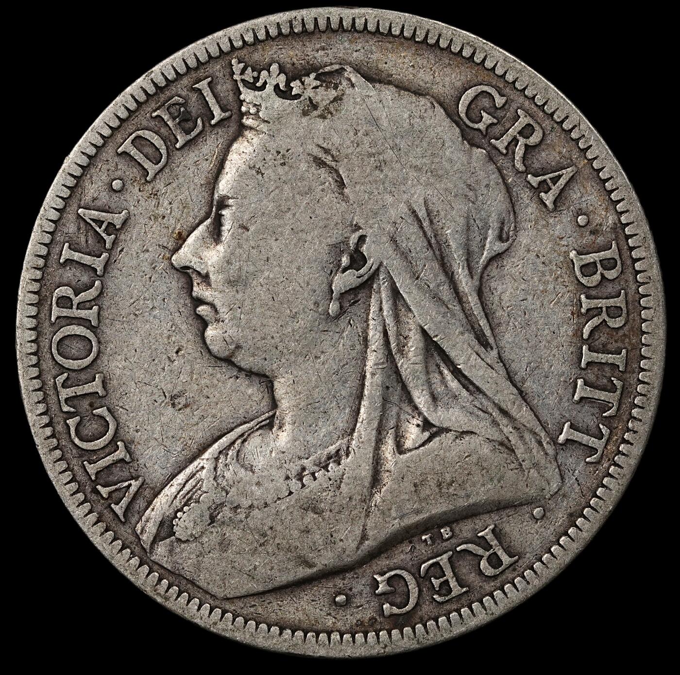 修遠堂世界钱币第九十七期 1893年英国1/2克朗银币 13.70g，925银