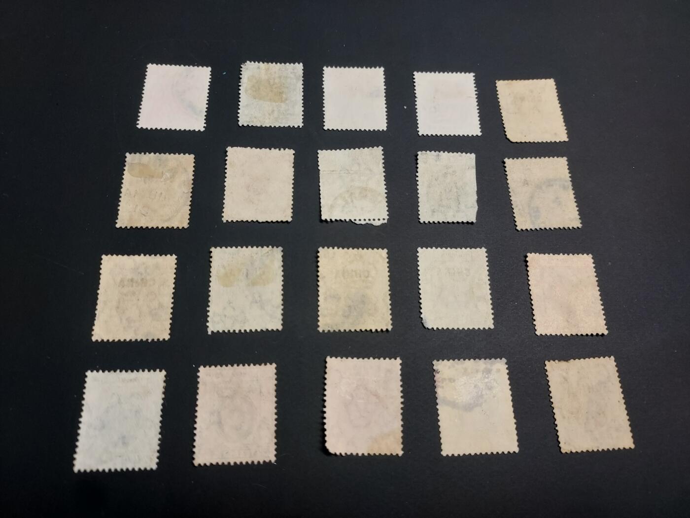 博彦收藏  TM 12月20日 8点 邮票专场 全场包邮 香港 早期普票一组，部分有瑕疵/破损