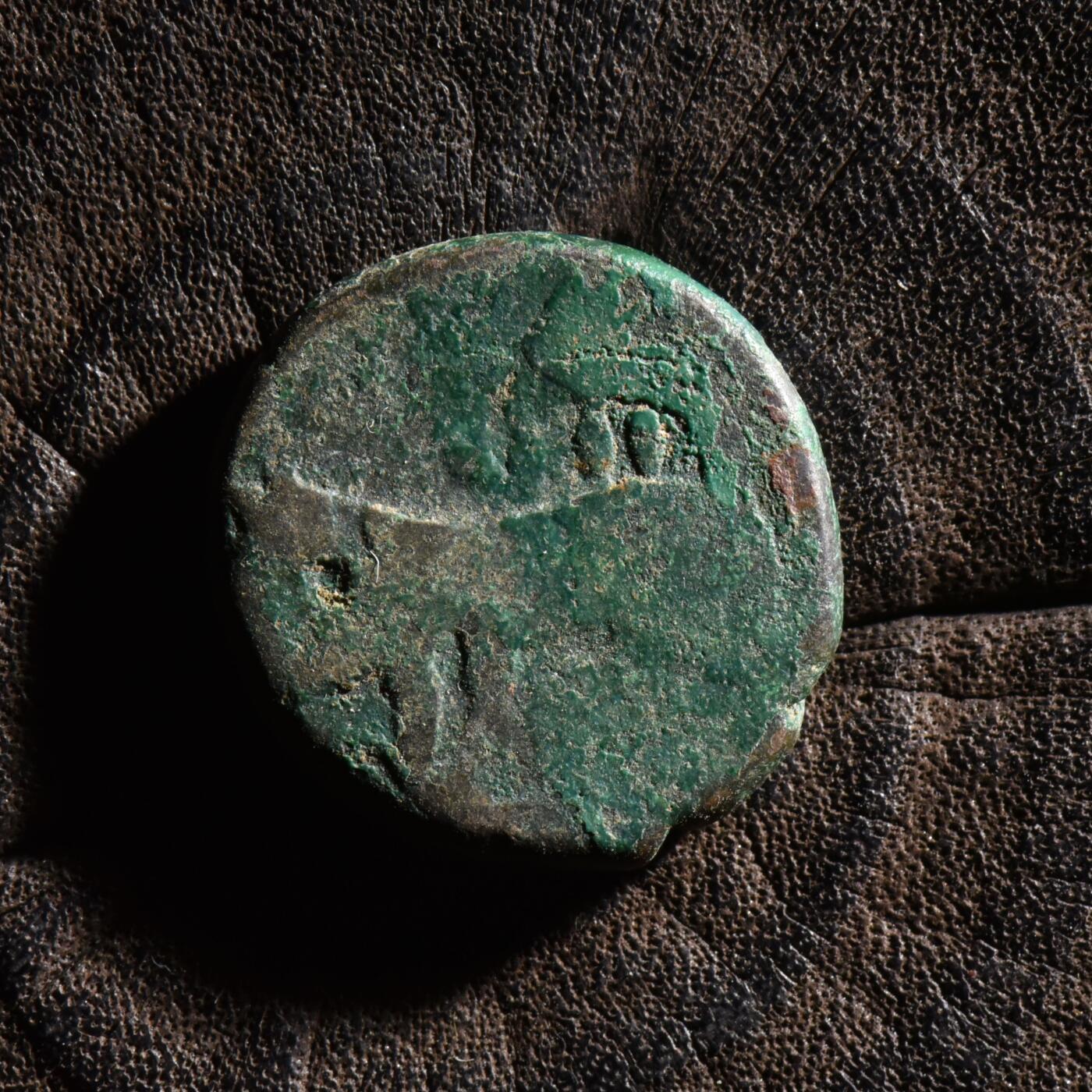 【良泉】【元旦直播场】1月1日晚19.30点开拍！208组西方古代钱币、日本朝鲜花钱 约1780-1850年【阿富汗】自治地区打制“狮子弯刀”法鲁斯铜币，6.59克