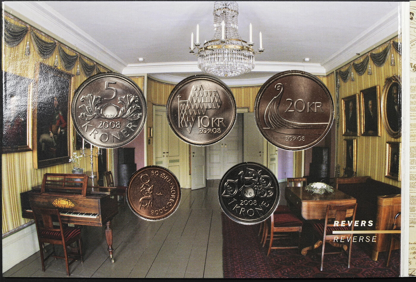 修遠堂世界钱币第九十七期 2008年挪威套币 BU品