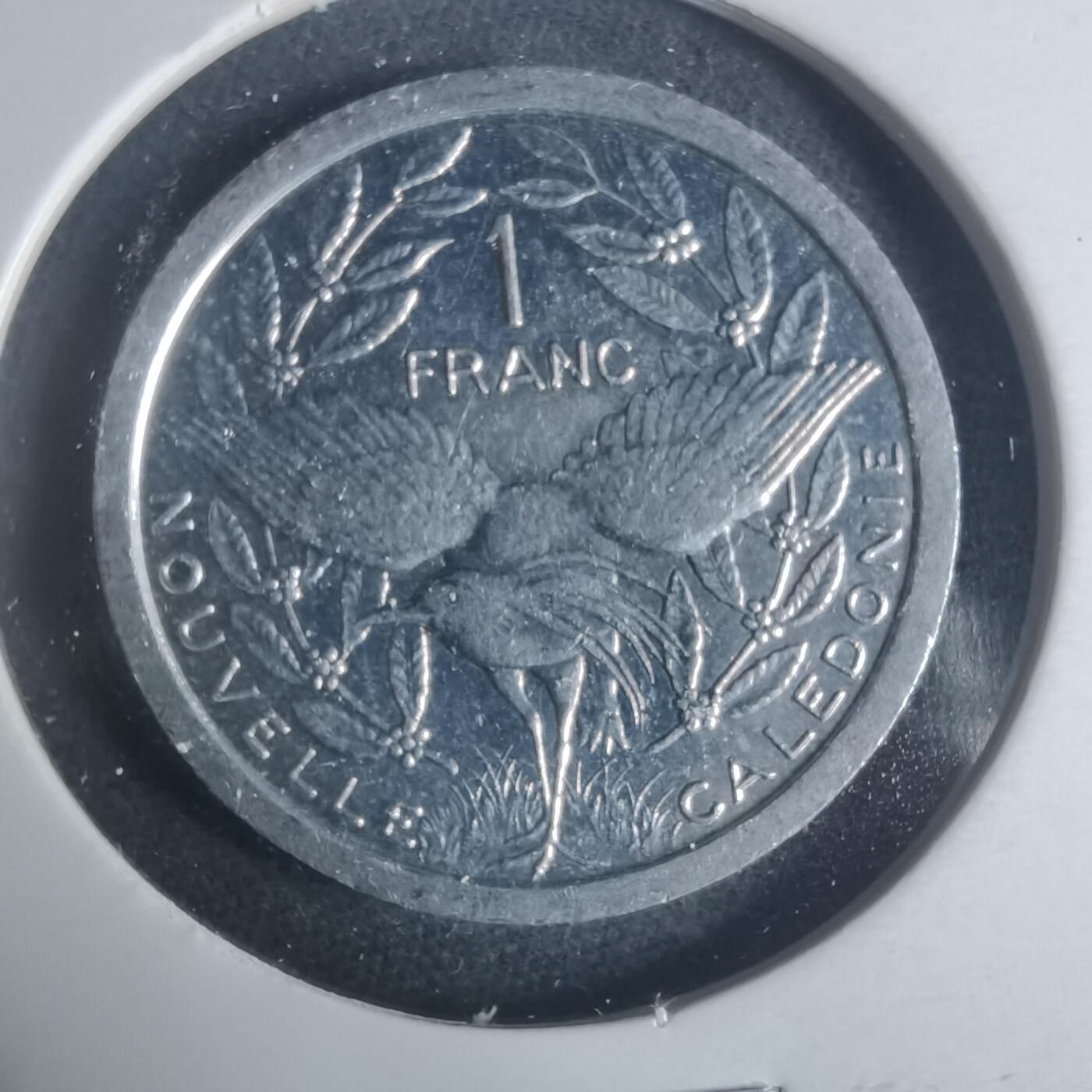 沼泽如烟--第931场 法属新喀里多尼亚1991年1法郎