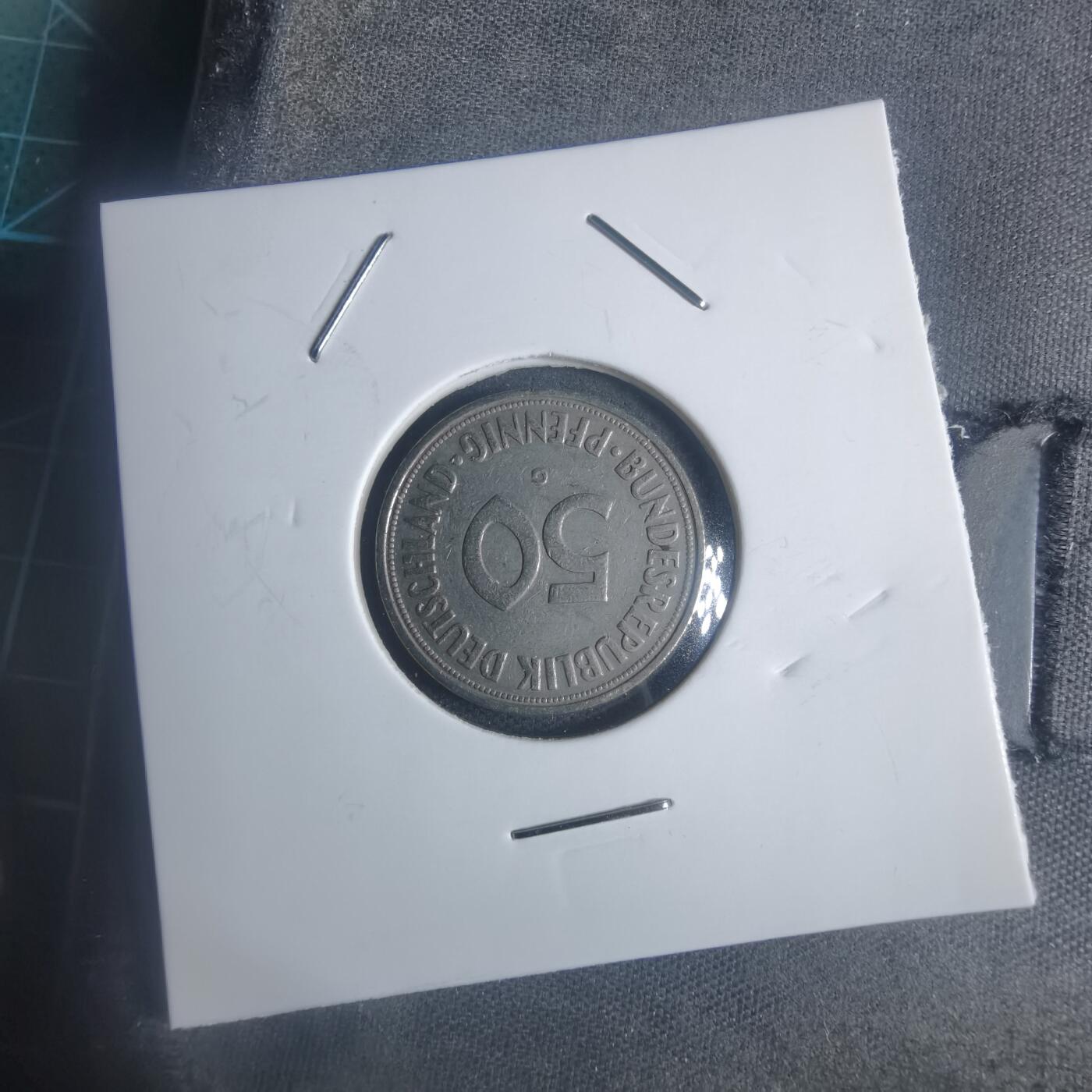 沼泽如烟--第932场 德国1950年50芬尼