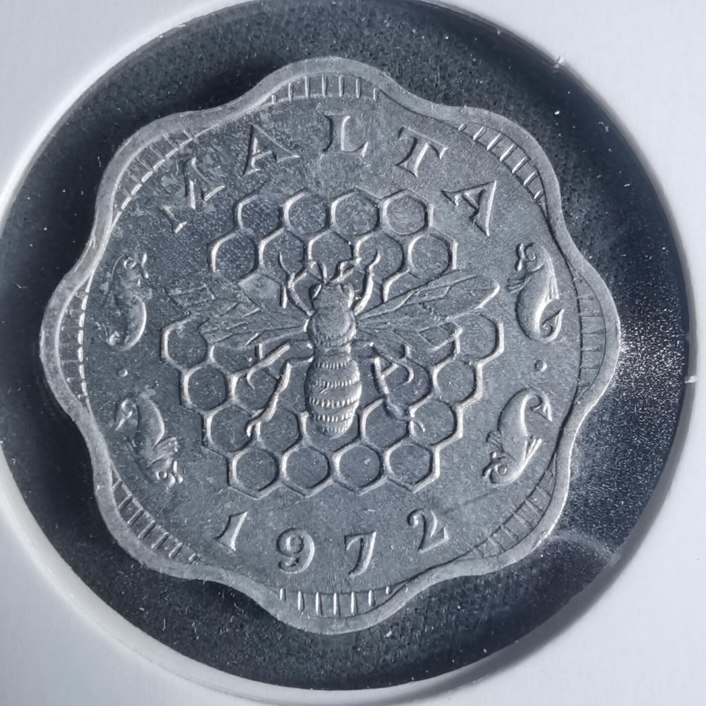 沼泽如烟--第931场 马耳他1972年3米尔