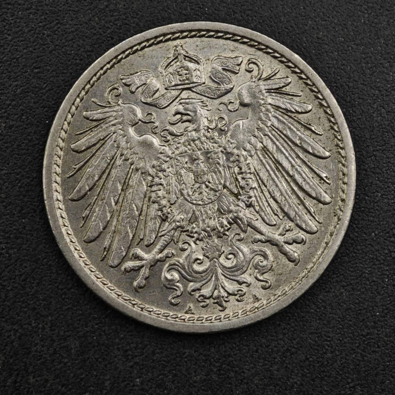 【淘币小摊】实时拍第八百二十七拍   散币场   满百包邮可预留二周 每周一统一发货   德国1911年10芬妮镍币