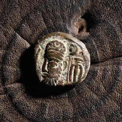 【良泉】【元旦直播场】1月1日晚19.30点开拍！208组西方古代钱币、日本朝鲜花钱 - 公元1-2世纪【埃兰】弗拉特斯铜币，3.38克