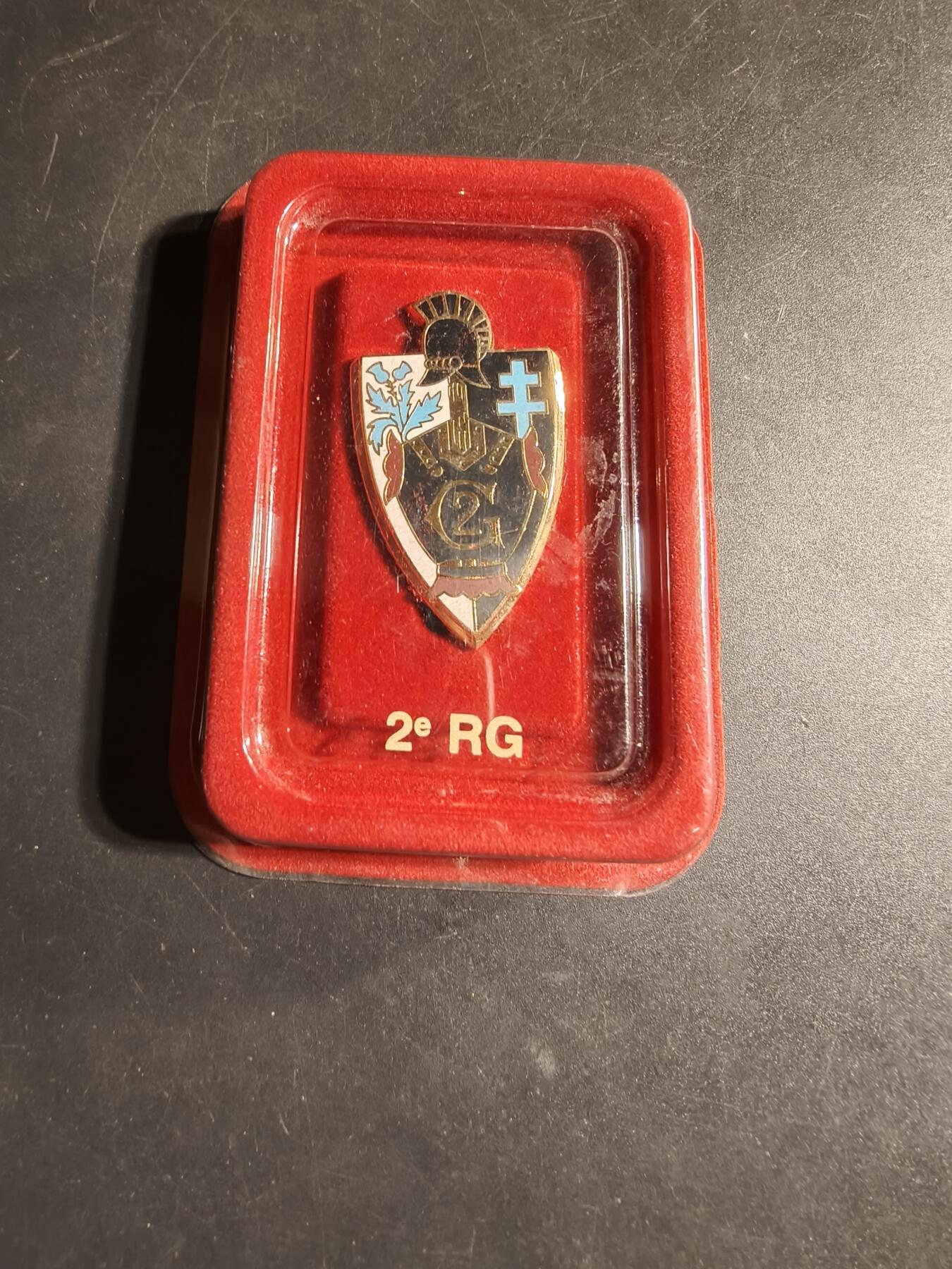 老王徽章第169期 法国第2工兵团证章    原盒
