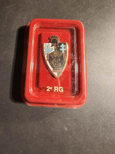 老王徽章第169期 - 法国第2工兵团证章    原盒