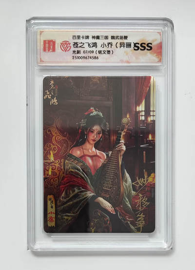 阳大大卡牌拍卖第87期（持续收拍品，周六晚上九点截拍，进群福利早知道） - 【铭文签SSS】百里卡牌 神魔三国 魏武扬鞭 苍之飞鸿 小乔 异画 光刻07/09