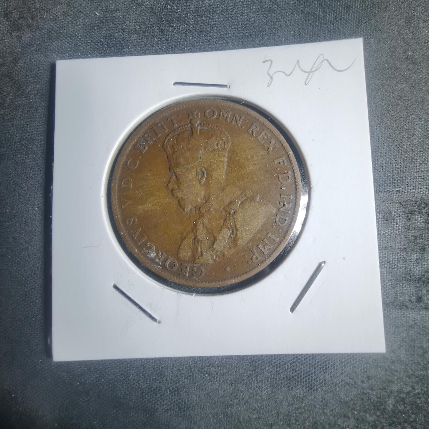 沼泽如烟--第932场 澳大利亚1919年1便士