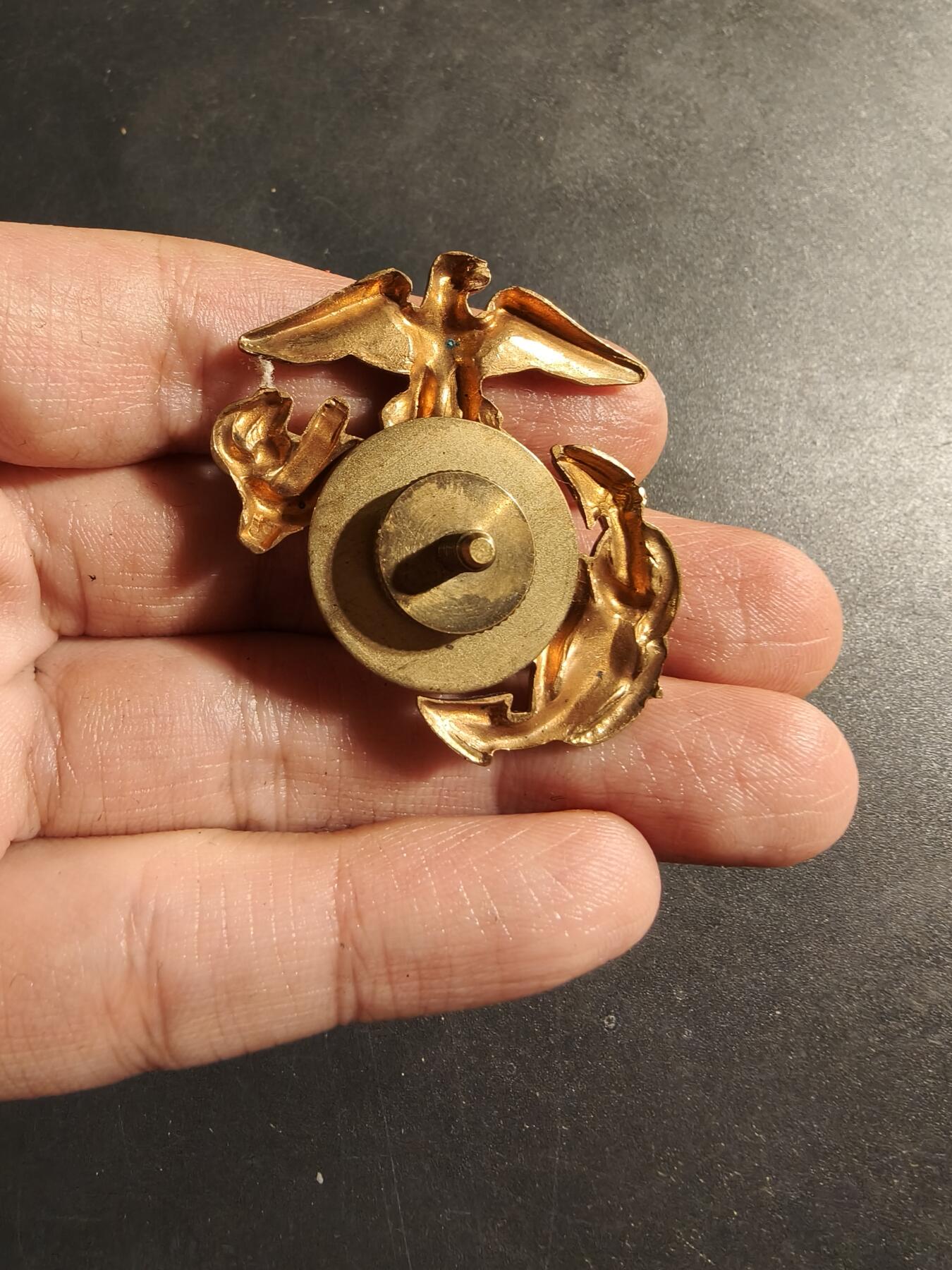 老王徽章第169期 美国海军陆战队大檐帽帽徽