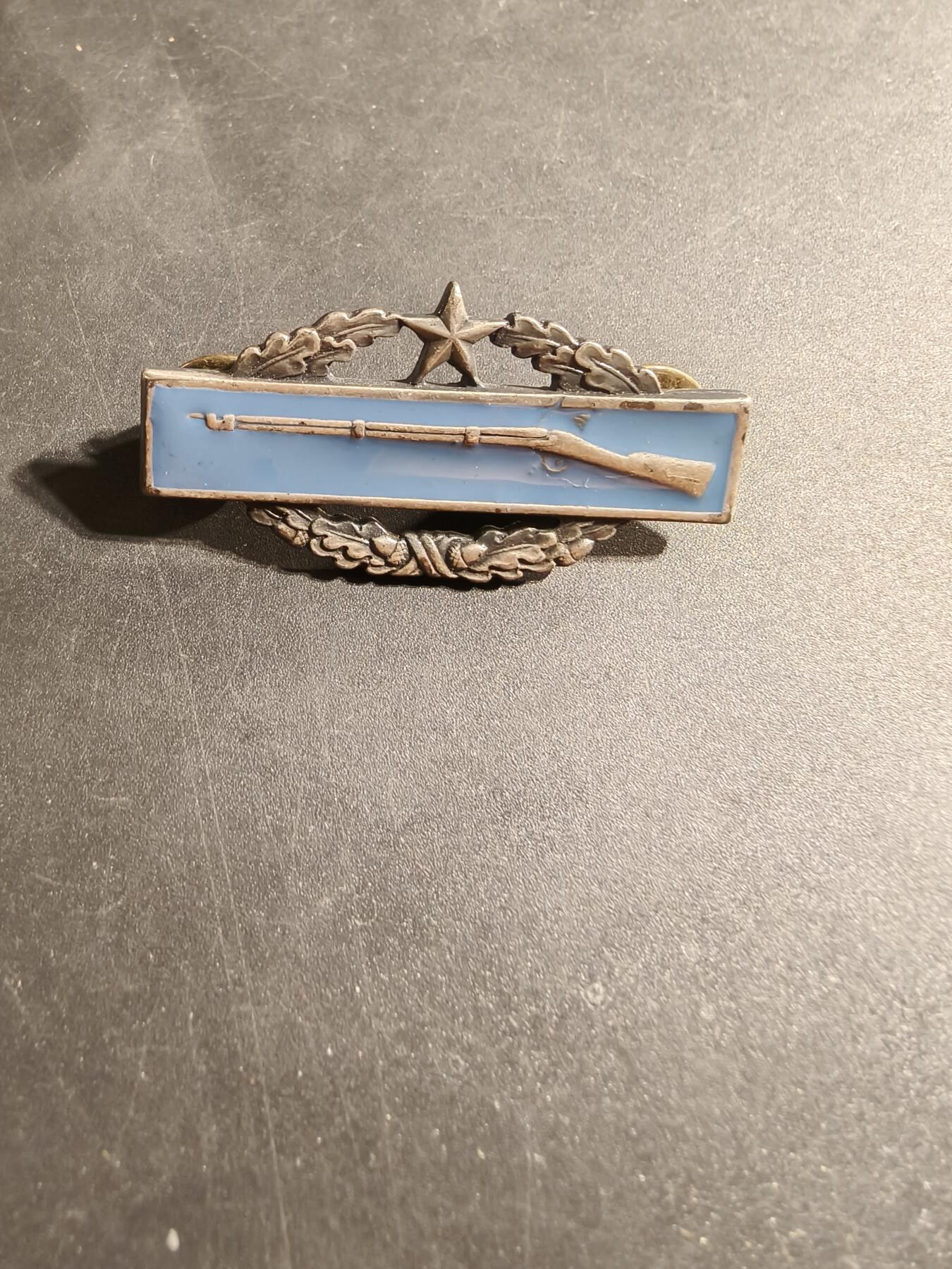 老王徽章第169期 美国陆军战斗步兵技能章    带厂标    2次获得    1.75英寸