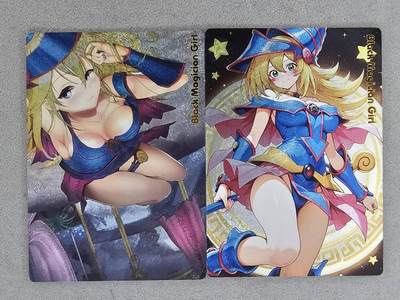 龙虎卡牌六七场 （无佣金，周六结拍，欢迎送拍） - 粗闪2张 奇点 女黑魔导