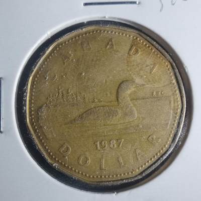 沼泽如烟--第931场 - 加拿大1987年一元