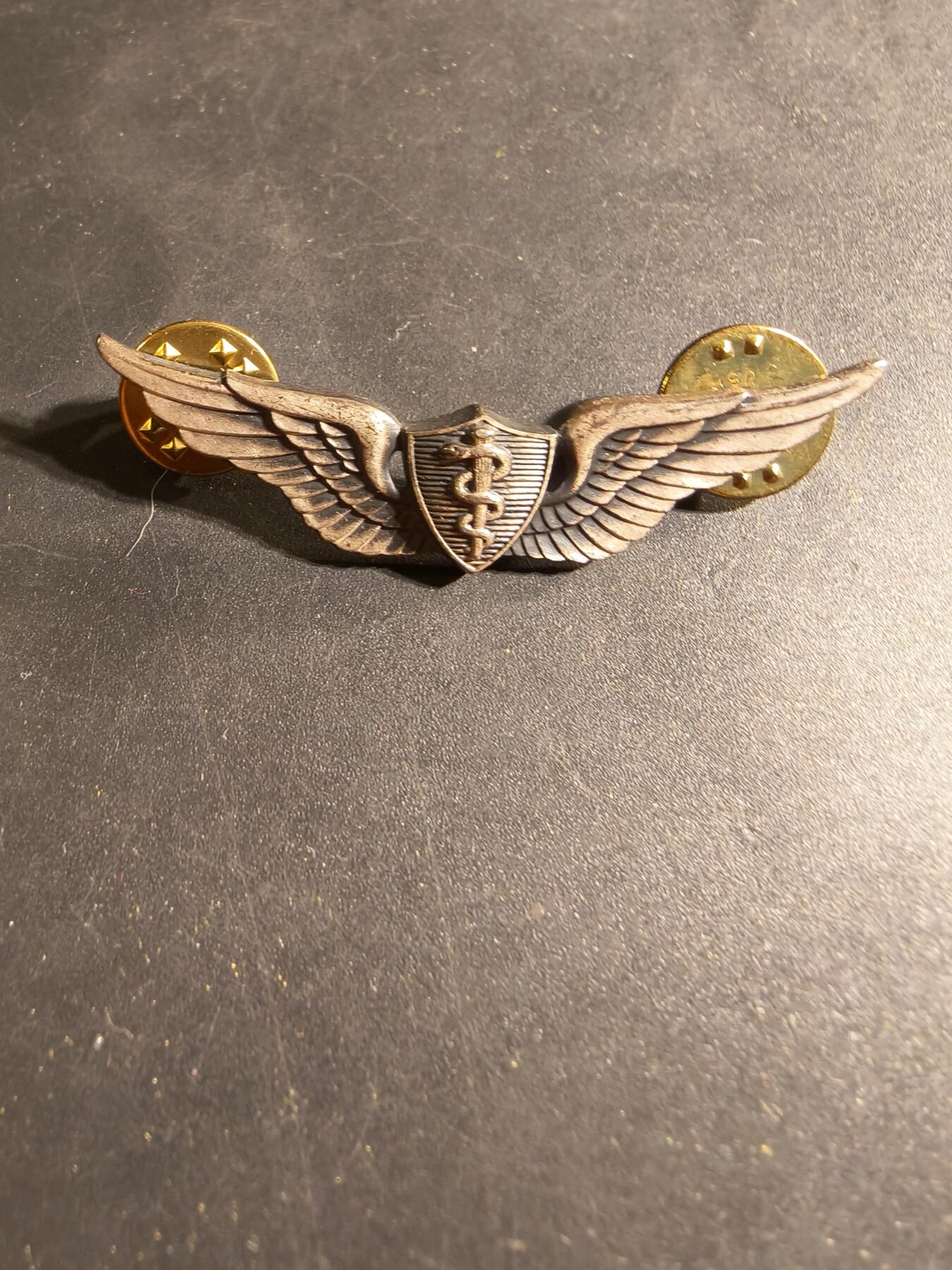 老王徽章第169期 美国空军军医技能章    925银    2英寸