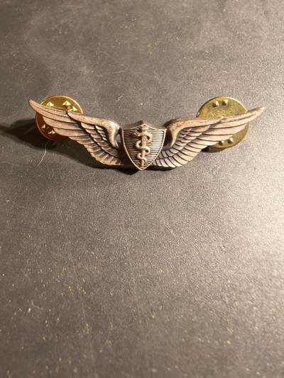 老王徽章第169期 - 美国空军军医技能章    925银    2英寸